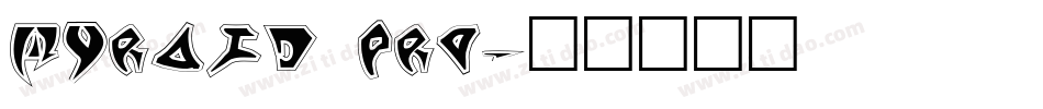 Myraid pro字体转换